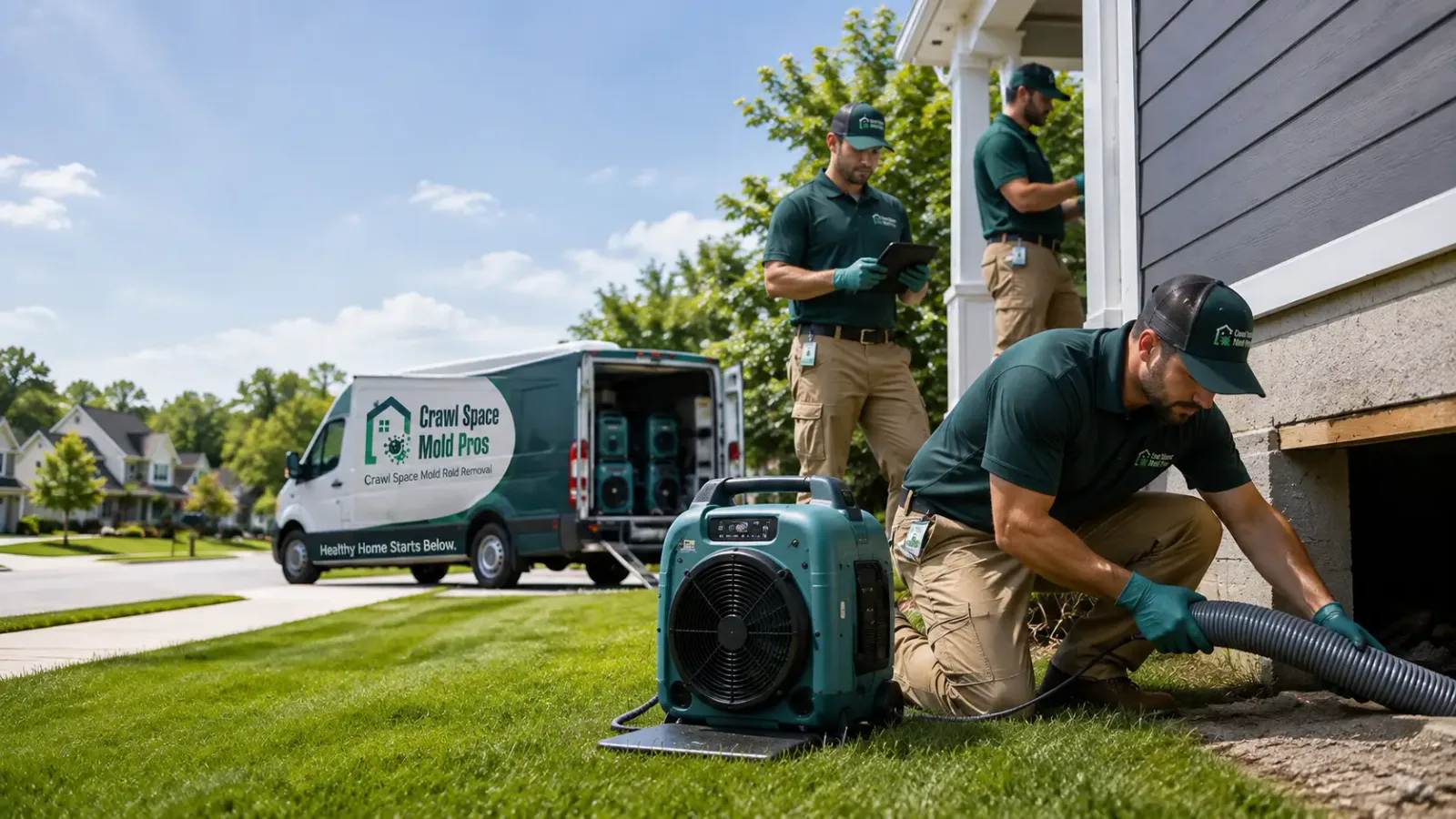 Crawl Space Mold Removal in Centerville, TX